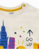T-shirt en maille beige pour fille Park Life T-shirt en maille beige pour fille Park Life