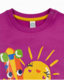 Sweat molleton fuchsia pour fille Park Life Sweat molleton fuchsia pour fille Park Life