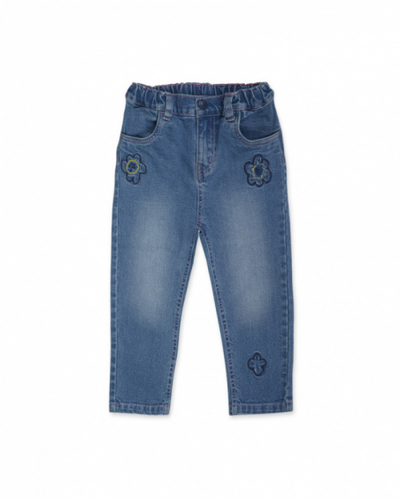 Pantalon en jean bleu fille Park Life Pantalon en jean bleu fille Park Life