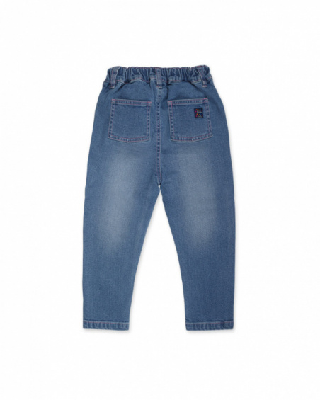 Pantalon en jean bleu fille Park Life Pantalon en jean bleu fille Park Life