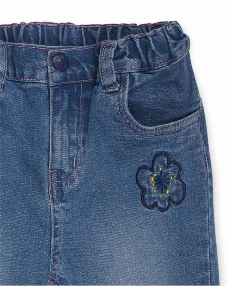Pantalon en jean bleu fille Park Life Pantalon en jean bleu fille Park Life