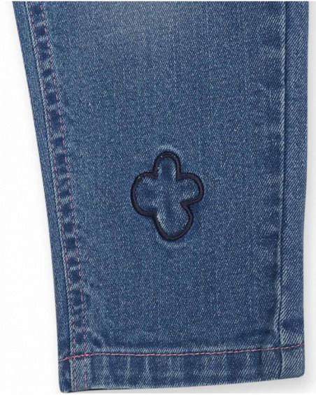 Pantalon en jean bleu fille Park Life Pantalon en jean bleu fille Park Life