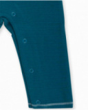Barboteuse en maille bleue pour garçon Dragon Finder Barboteuse en maille bleue pour garçon Dragon Finder