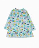 Robe en peluche bleue pour fille Dragon Finder Robe en peluche bleue pour fille Dragon Finder