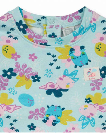 Robe en peluche bleue pour fille Dragon Finder Robe en peluche bleue pour fille Dragon Finder