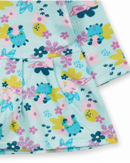 Robe en peluche bleue pour fille Dragon Finder Robe en peluche bleue pour fille Dragon Finder