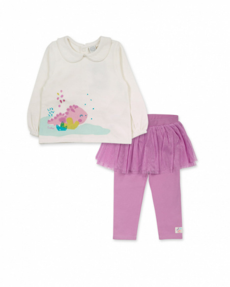 Ensemble tricot rose pour fille collection Dragon Finder Ensemble tricot rose pour fille collection Dragon Finder