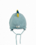 Bonnet tricoté bleu pour garçon Dragon Finder Bonnet tricoté bleu pour garçon Dragon Finder