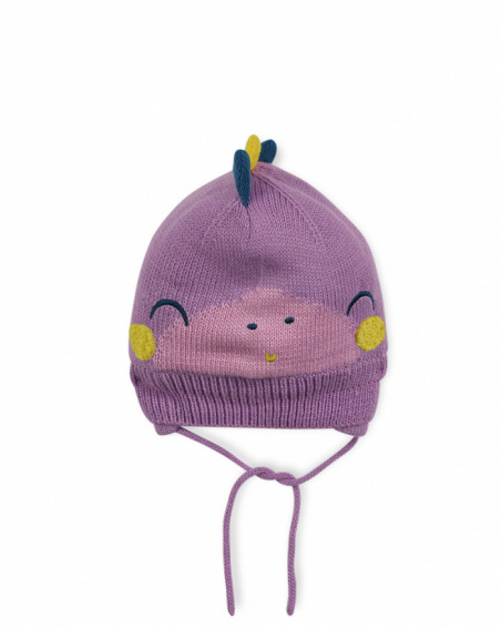 Bonnet tricoté rose pour fille Dragon Finder Bonnet tricoté rose pour fille Dragon Finder