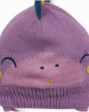 Bonnet tricoté rose pour fille Dragon Finder Bonnet tricoté rose pour fille Dragon Finder