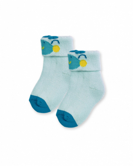Chaussettes garçon Dragon Finder bleues Chaussettes garçon Dragon Finder bleues