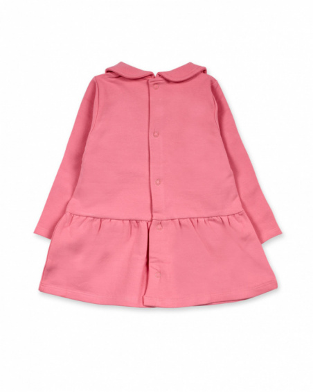 Robe en peluche rose pour fille Happy Cookies Robe en peluche rose pour fille Happy Cookies