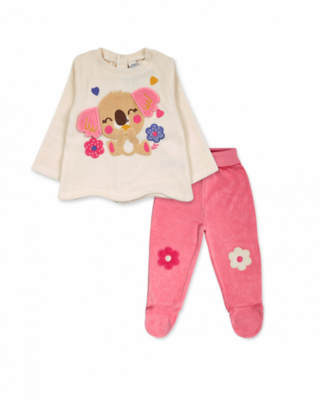 Ensemble tulle rose fille Happy Cookies