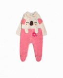 Barboteuse en tulle rose pour fille Happy Cookies Barboteuse en tulle rose pour fille Happy Cookies