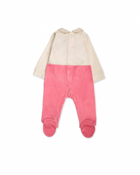 Barboteuse en tulle rose pour fille Happy Cookies Barboteuse en tulle rose pour fille Happy Cookies