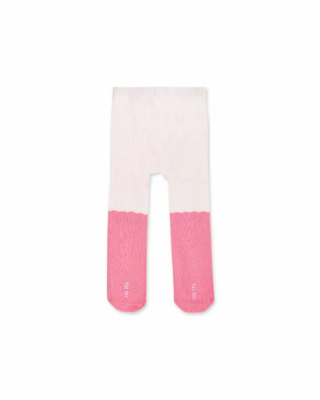 Collants roses pour fille Happy Cookies Collants roses pour fille Happy Cookies
