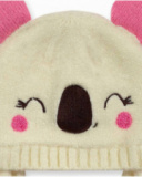 Bonnet en tricot blanc pour fille Happy Cookies Bonnet en tricot blanc pour fille Happy Cookies