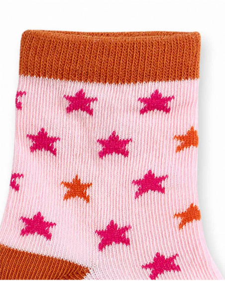 Lot de 3 chaussettes colorées pour fille Happy Cookies Lot de 3 chaussettes colorées pour fille Happy Cookies