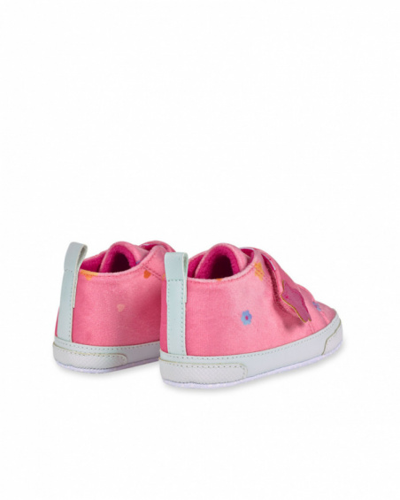 Chaussures plates roses pour fille Happy Cookies