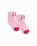 Chaussettes fille Happy Cookies roses Chaussettes fille Happy Cookies roses