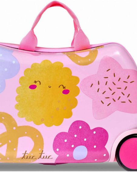 Maleta infantil rosa niña Happy Cookies