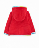 Parka garçon réversible rouge P'tit Zoo Parka garçon réversible rouge P'tit Zoo