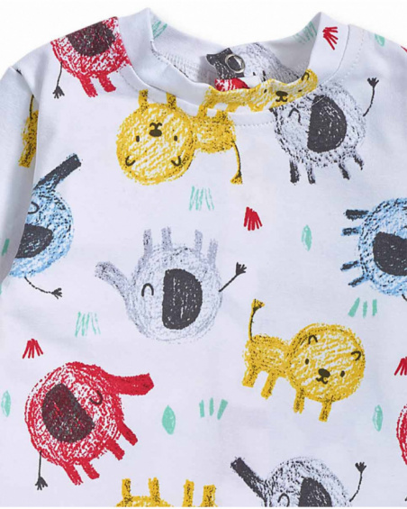 Ensemble tricot gris garçon P'tit Zoo Ensemble tricot gris garçon P'tit Zoo