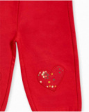 Ensemble peluche tricot rouge pour fille P'tit Zoo Ensemble peluche tricot rouge pour fille P'tit Zoo