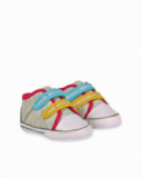 Chaussures plates grises garçon P'tit Zoo Chaussures plates grises garçon P'tit Zoo