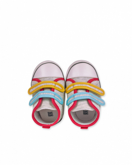 Chaussures plates grises garçon P'tit Zoo Chaussures plates grises garçon P'tit Zoo
