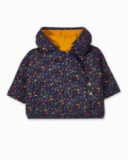 Parka réversible jaune fille Pugs Life Parka réversible jaune fille Pugs Life