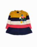 Robe en maille beige pour fille Pugs Life Robe en maille beige pour fille Pugs Life