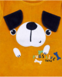 Ensemble garçon Pugs Life en peau lainée jaune Ensemble garçon Pugs Life en peau lainée jaune