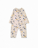 Barboteuse tricot beige garçon Pugs Life Barboteuse tricot beige garçon Pugs Life