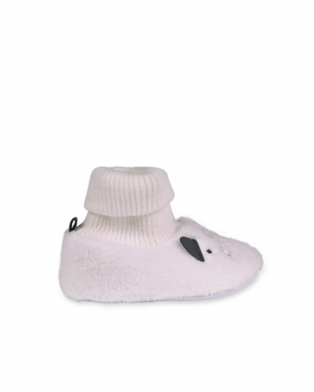 Bottes fourrées beiges pour garçon Pugs Life