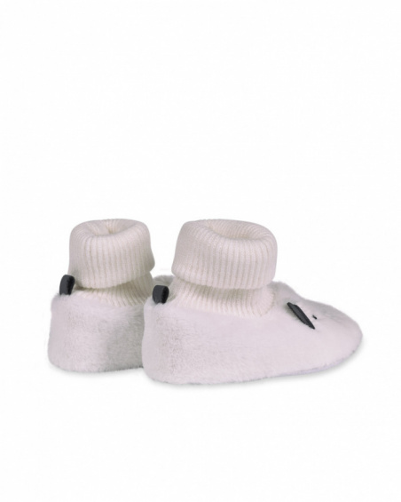 Bottes fourrées beiges pour garçon Pugs Life