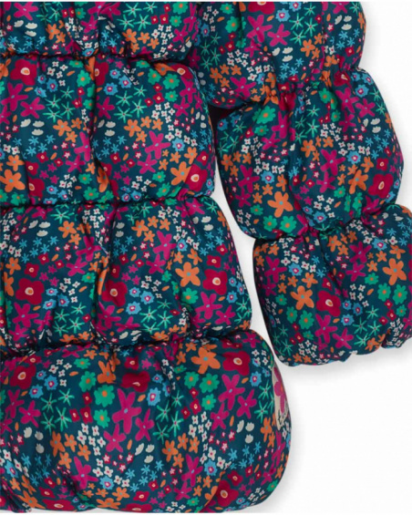 Parka matelassée rose pour fille Treking Time Parka matelassée rose pour fille Treking Time