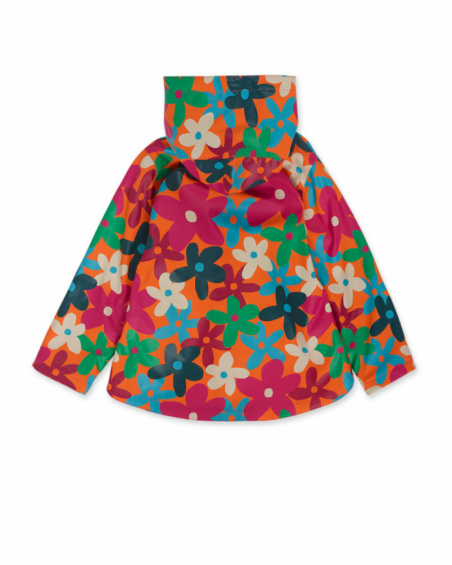 Trench orange fille Treking Time Trench orange fille Treking Time