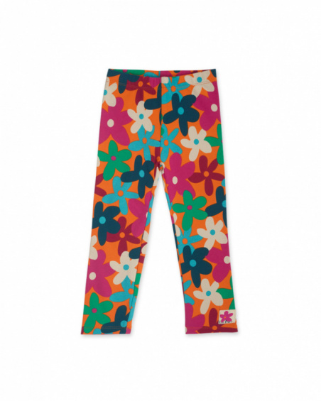 Legging peluche orange fille Trecking Time Legging peluche orange fille Trecking Time