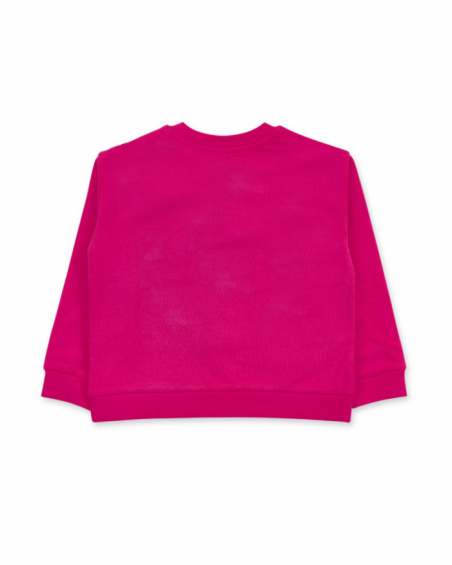 Sweat molleton rose fille Trecking Time Sweat molleton rose fille Trecking Time