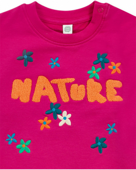 Sweat molleton rose fille Trecking Time Sweat molleton rose fille Trecking Time