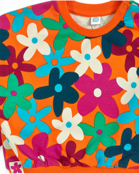 Ensemble peluche vert orange fille Trecking Time Ensemble peluche vert orange fille Trecking Time