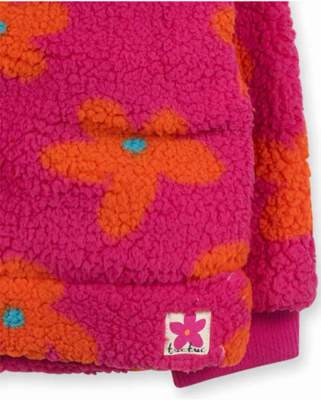 Veste en fourrure rose pour fille Trecking Time Veste en fourrure rose pour fille Trecking Time