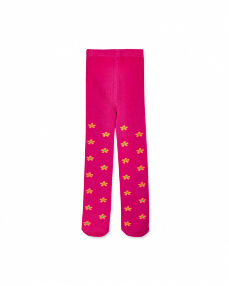 Collants fuchsia fille Trecking Time Collants fuchsia fille Trecking Time