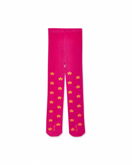 Collants fuchsia fille Trecking Time Collants fuchsia fille Trecking Time
