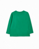 T-shirt vert en maille garçon Trecking Time T-shirt vert en maille garçon Trecking Time