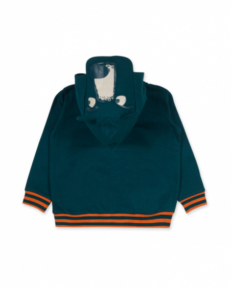 Veste polaire verte pour garçon Trecking Time Veste polaire verte pour garçon Trecking Time