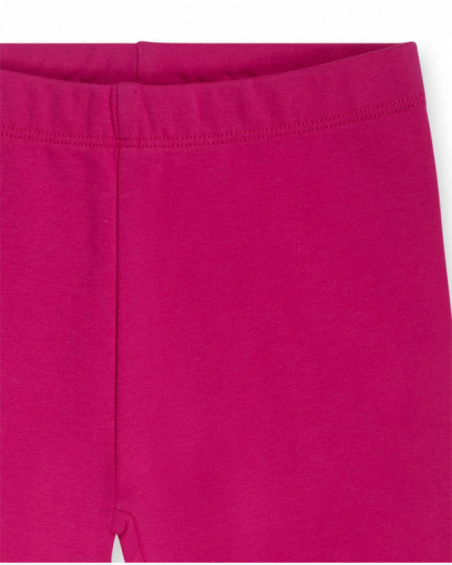 Legging peluche fuchsia fille Treking Time Legging peluche fuchsia fille Treking Time