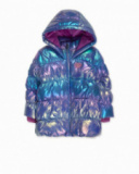 Parka matelassée bleu lilas pour fille Robot Maker Parka matelassée bleu lilas pour fille Robot Maker