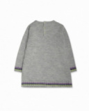 Robe en maille grise pour fille Robot Maker Robe en maille grise pour fille Robot Maker